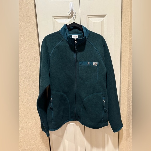 The North Face Gordon Lyons Full Zip Fleece Jacket Green , size M - Picture 8 of 11